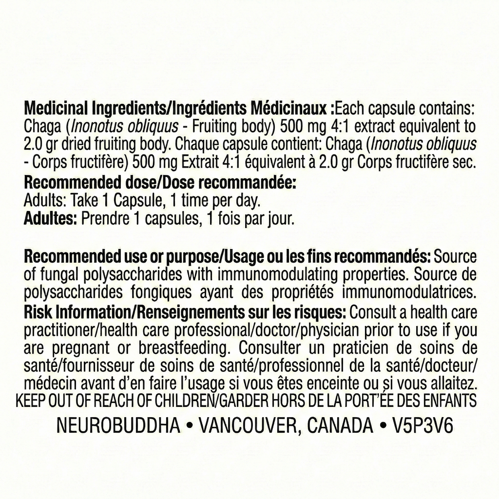 Chaga Functional Mushroom Extract