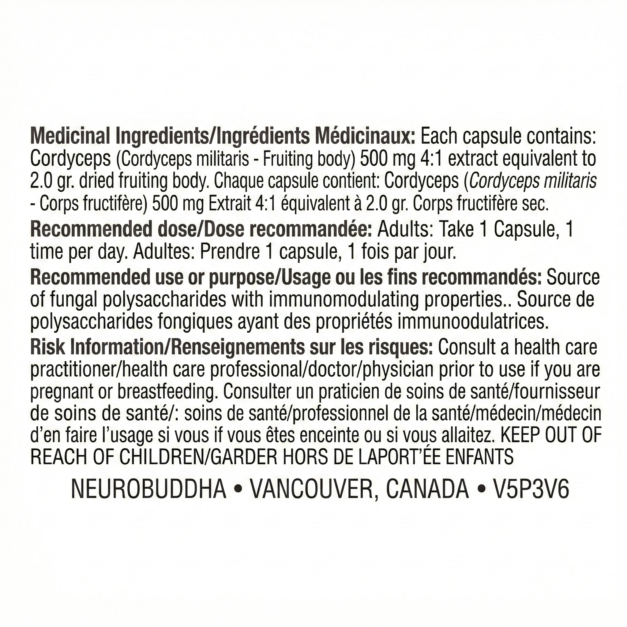 Cordyceps Functional Mushroom Extract