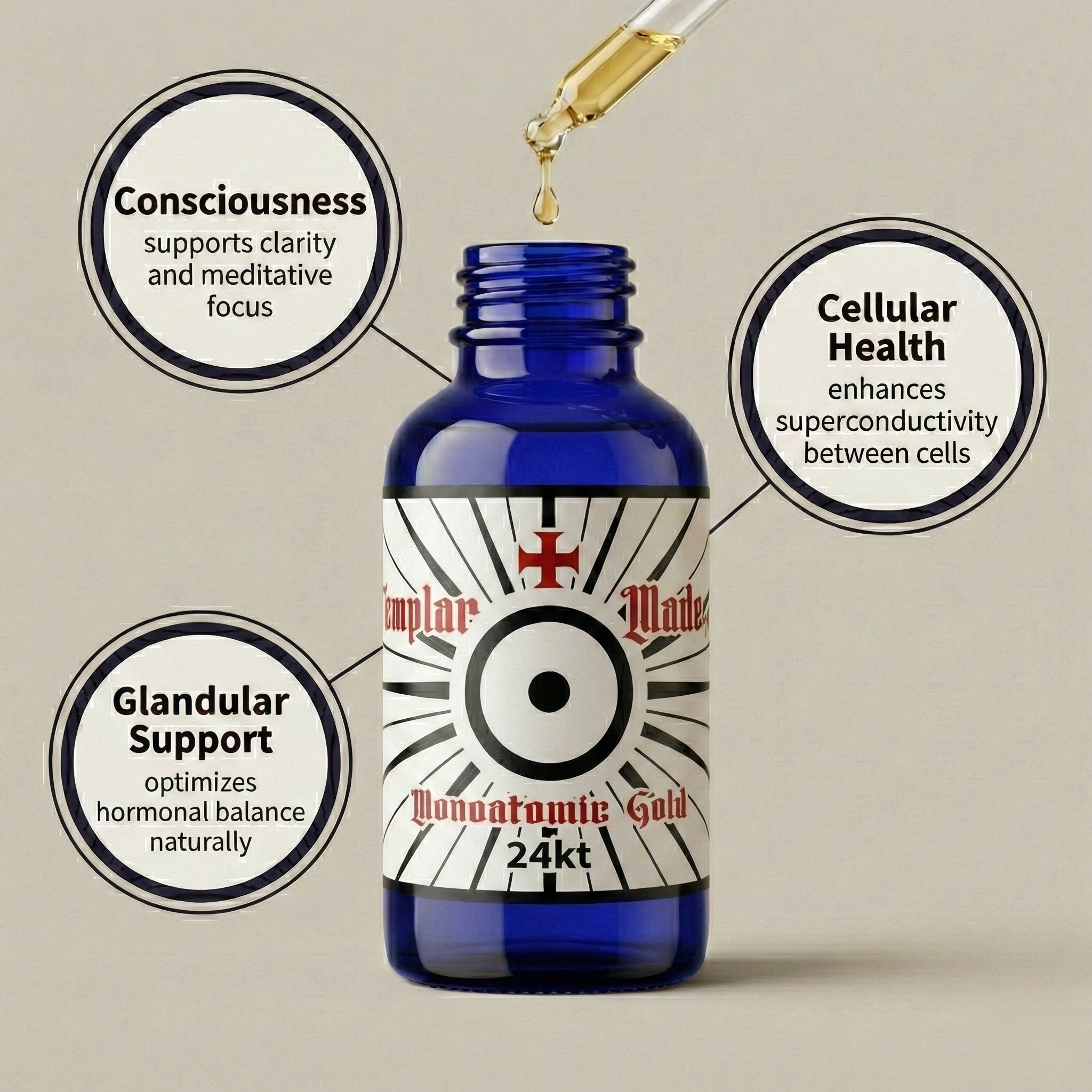 24K Gold Monatomic Solution