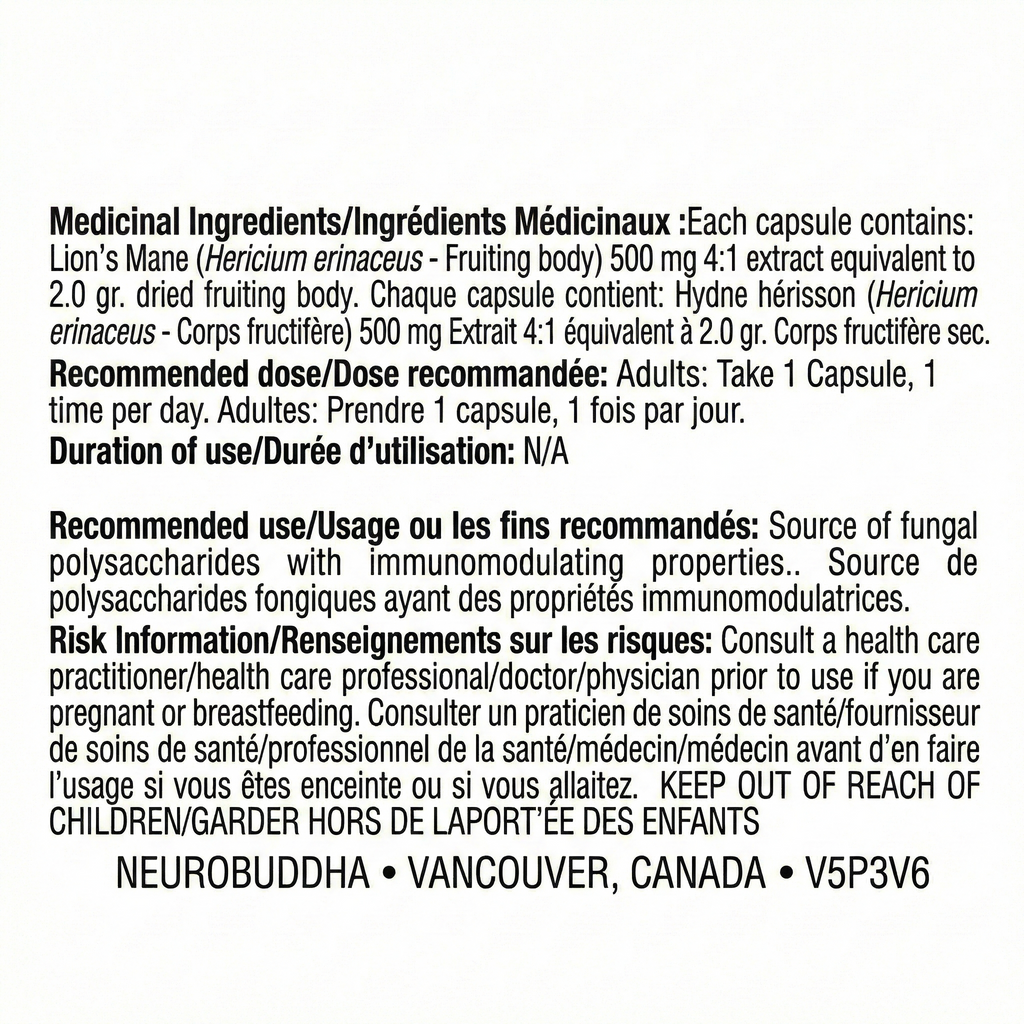 Lion’s Mane Functional Mushroom Extract