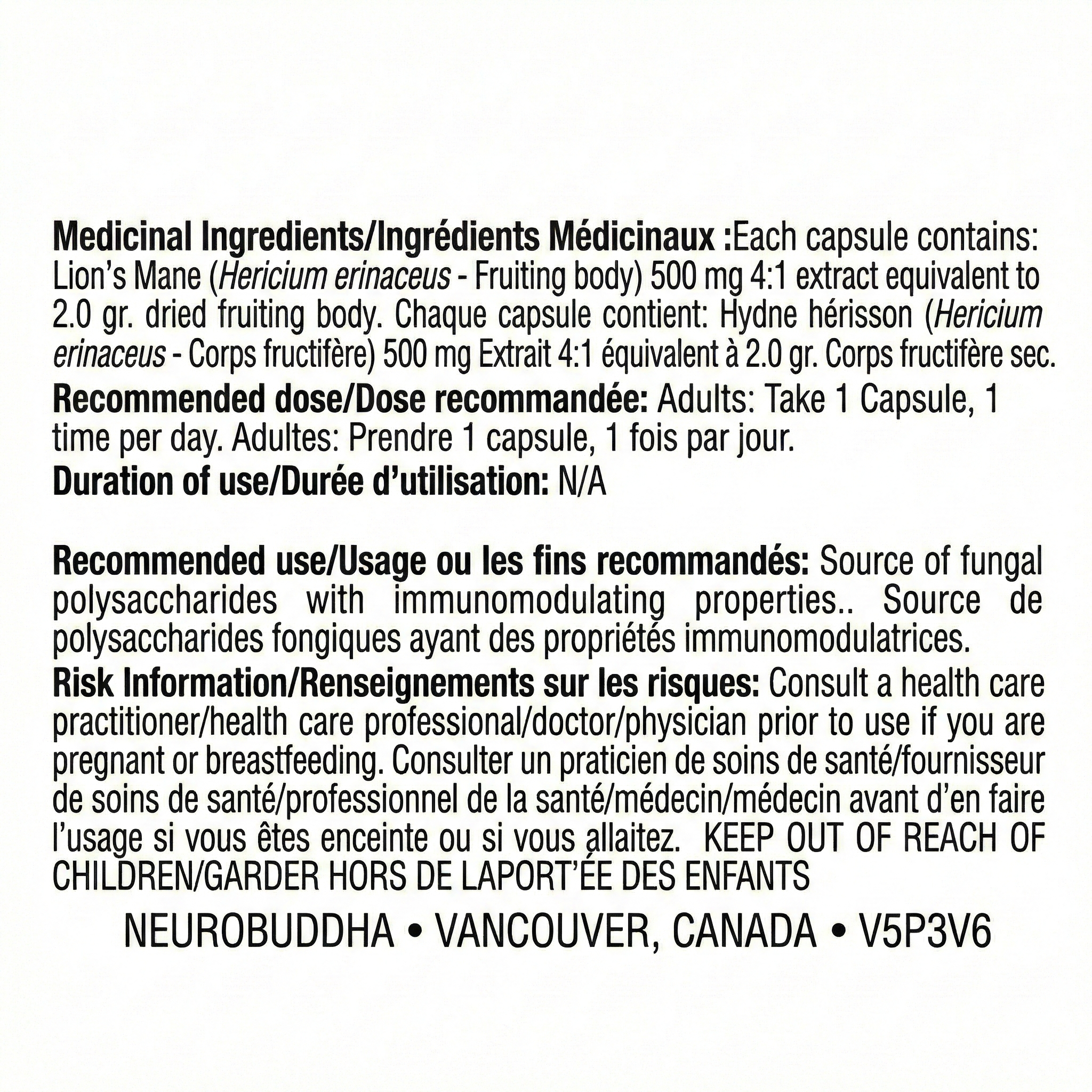Lion’s Mane Functional Mushroom Extract